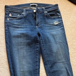 AG Adriano Goldschmied Dark Blue Skinny Jeans